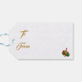 God Julスウェーデン語格言ギフトラベル ギフトタグ (裏面横)