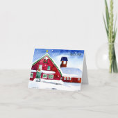 God Jul、スウェーデン語クリスマス カード (正面)