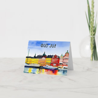 God Jul、スウェーデン語クリスマス カード