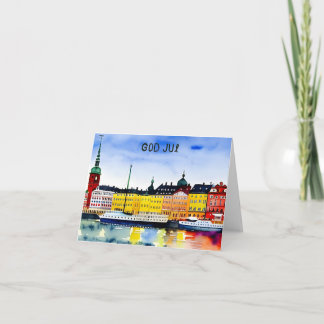God Jul、スウェーデン語クリスマス カード