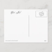 God Jul/ハッピー・クリスマス シーズンポストカード (裏面)