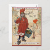 God Jul Helgkort シーズンポストカード (正面/裏面)