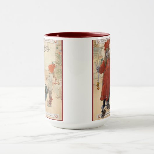 God Jul Helgkort Stationery マグカップ (中央)