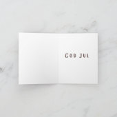 God jul (julkort)スウェーデンのクリスマス カード (内部)