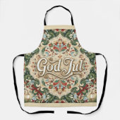 God Jul Norwegian Norway Christmas Apron エプロン (正面)