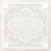 God Jul Norwegian Norway Christmas Glass Coaster ガラスコースター (裏面)