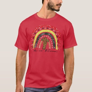 God Keeps His Promises Rainbow Leopard Print Chris Tシャツ
