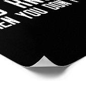 God Knows When You Don't Tip - Funny Waitress Gift ポスター (角)