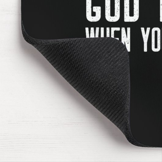 God Knows When You Don't Tip - Funny Waitress Gift マウスパッド (コーナー)