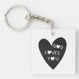 God loves you キーホルダー