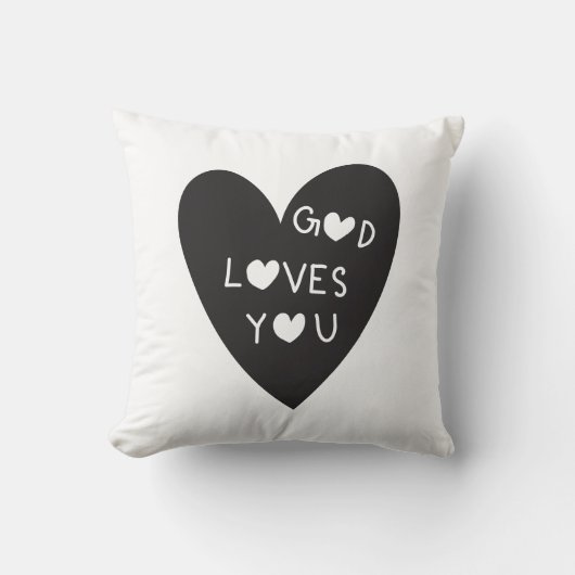 God loves you クッション (正面)