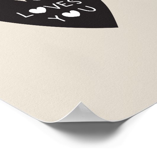 God loves you ポスター (角)