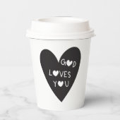 God loves you 紙コップ (裏面)