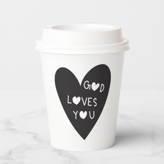God loves you 紙コップ (裏面)