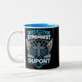 God Made The Strongest And Named Them Dupont ツートーンマグカップ (左)