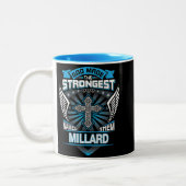 God Made The Strongest And Named Them Millard ツートーンマグカップ (左)