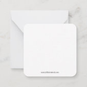 God Mini Noteカードが必要 ノートカード (裏面)