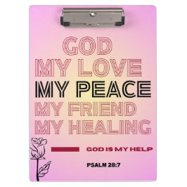   God, My Love & Help Psalm 28:7  クリップボード