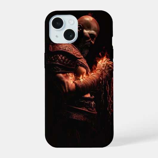 God of War Kratos iPhone 15ケース (裏面)
