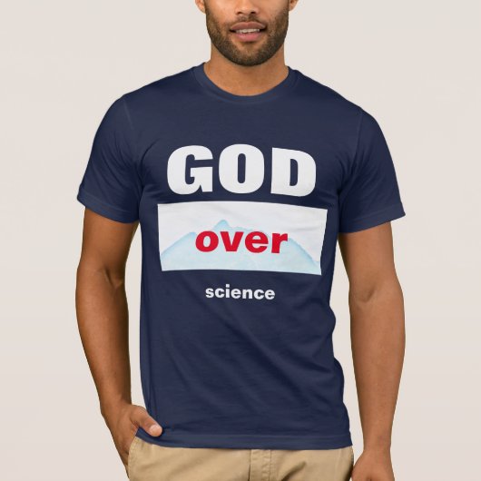 GOD Over Science Tシャツ (正面)
