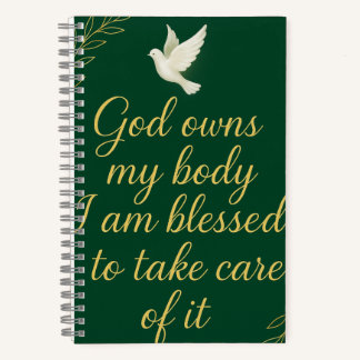 God own you body Journal. ノートブック