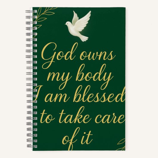 God own you body Journal.  ノートブック (正面)