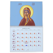 God Peace Orthodox Calendar 2026 カレンダー (3月 2027)