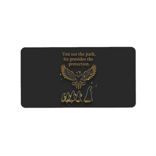 God protection ラベル (正面)