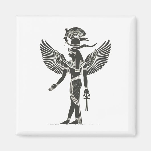 GOD RA,エジプトのシンボル,神話,太陽の神 マグネット (正面)