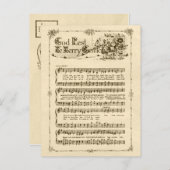 God Rest Ye紳士メリーCC0604ポストカード シーズンポストカード (正面/裏面)