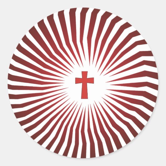 God Rocks - Christian Rockギア ラウンドシール (正面)