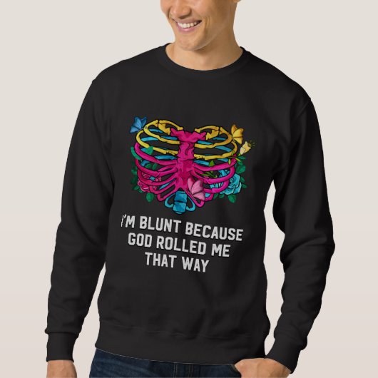 God Rolled Me That Way Pansexual LGBTQ Pan Pride スウェットシャツ (正面)