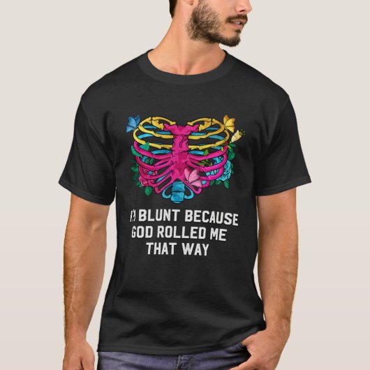 God Rolled Me That Way Pansexual LGBTQ Pan Pride Tシャツ (正面)
