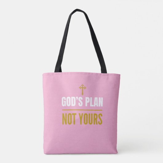 God’s Plan, Not Yours – トートバッグ (裏面)