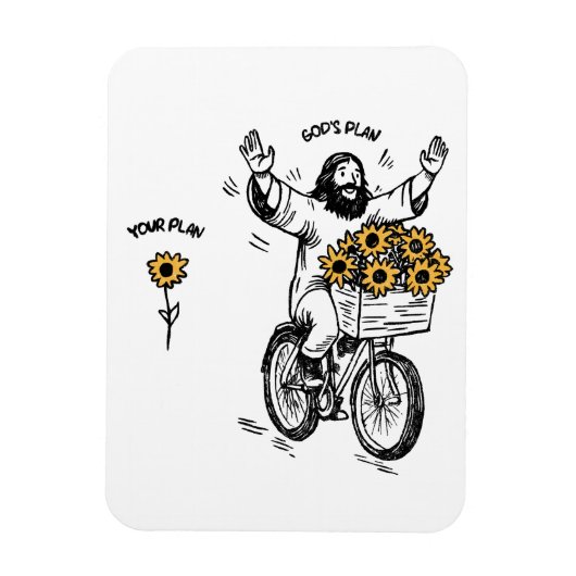 God’s Plan vs Your Plan マグネット (縦)