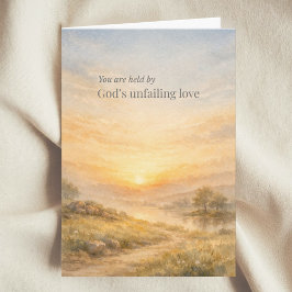 God’s Unfailing Love Christian Encouragement カード