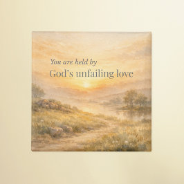 God’s Unfailing Love Christian Encouragement マグネット