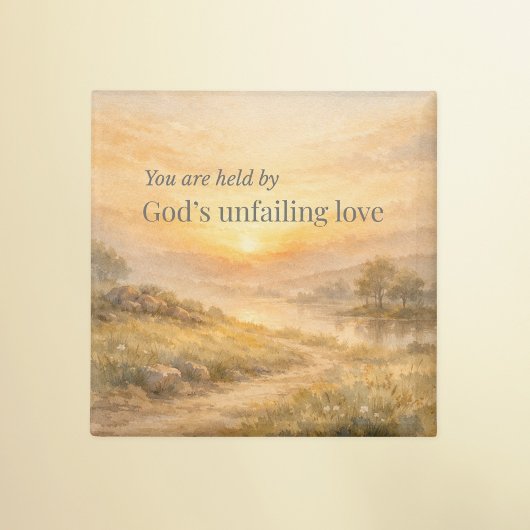 God’s Unfailing Love Christian Encouragement マグネット