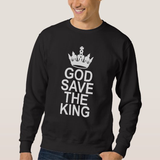 God Save the King British UK スウェットシャツ (正面)