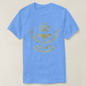 God Save the Queen  Funny Environmental Beekeeper  Tシャツ (デザイン正面)