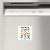 God Says I Am Be Kind Autism Awareness Sped Women マグネット (インサイチュ (食洗機))