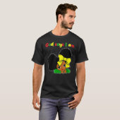 God Says I Am Black Melanin Pride Black Girl Histo Tシャツ (正面フル)