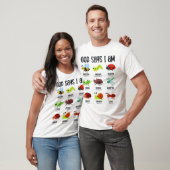 God Says I Am Kids Christian Bug Bible Shirt Tシャツ (ユニセックス)