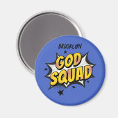 God Squad Christian Youth group日曜学校 マグネット (正面/裏面)