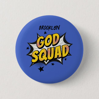 God Squad Christian Youth group日曜学校 缶バッジ