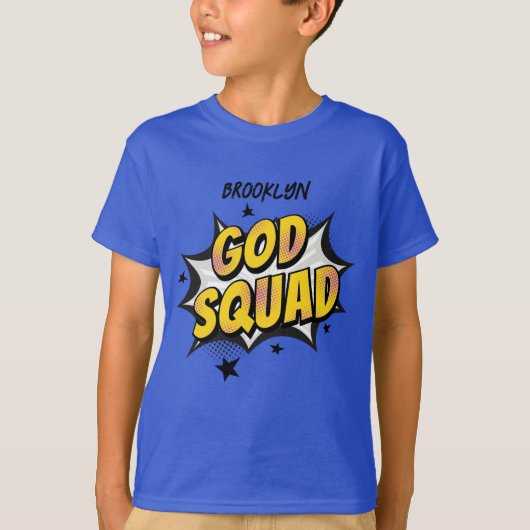 God Squad Christian Youth group日曜学校 Tシャツ (正面)