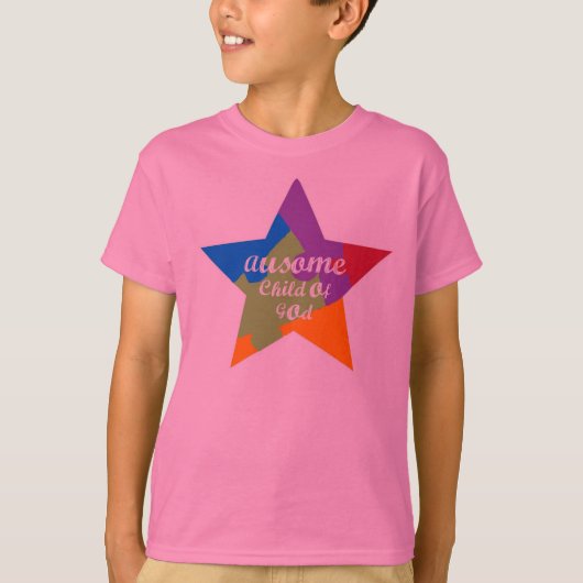 God Star Tシャツのオーソームチャイルド Tシャツ (正面)