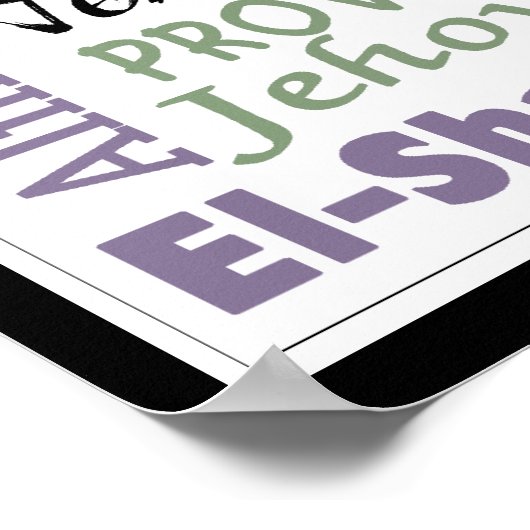 God-Subway Artの名前 ポスター (角)