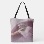 God the Father Divine Blessing Antique Rose トートバッグ (裏面)