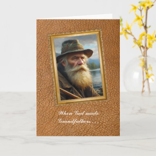 God threw away the Grandfather mold カード (黄色い花)